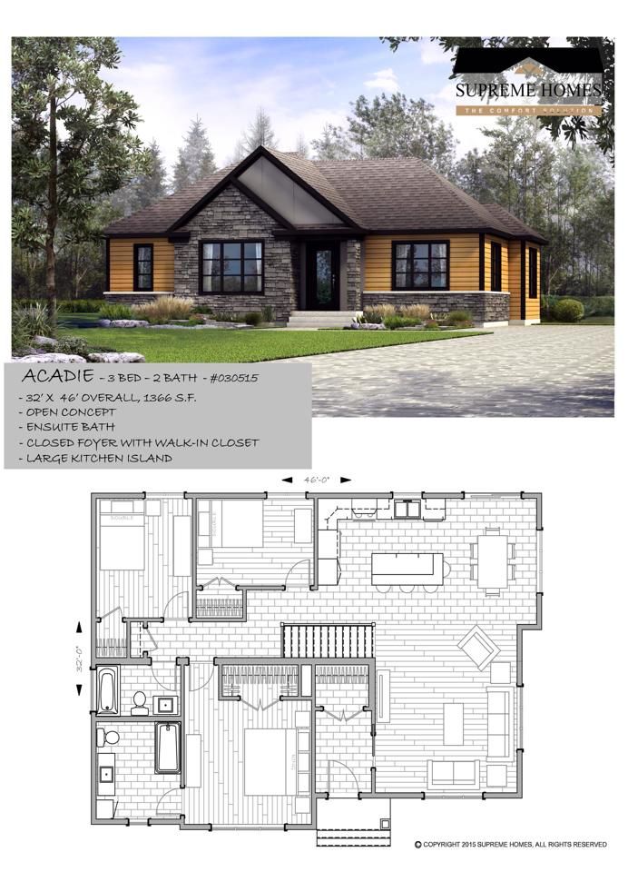 Plan de maison préfabriquée
