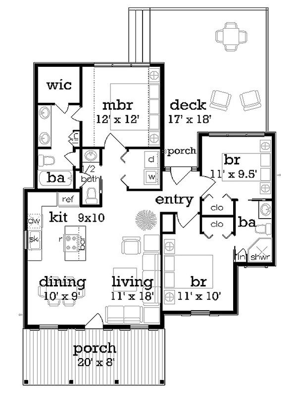 Plan de maison 9x10