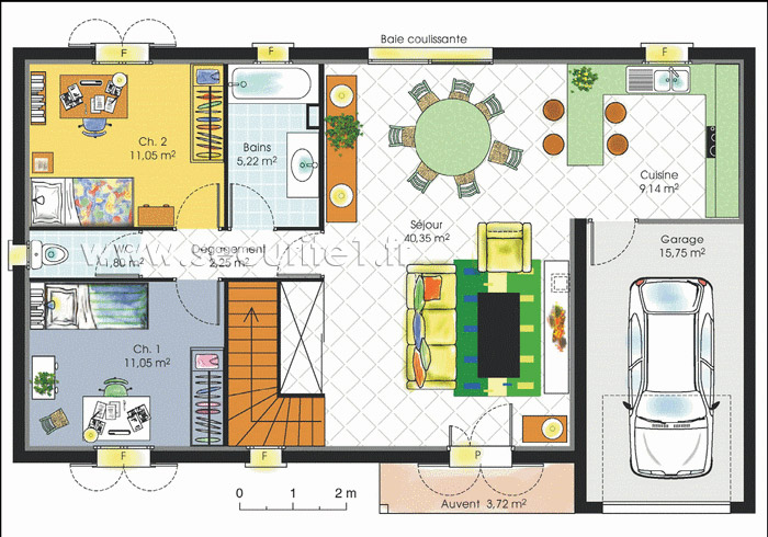 Plan de maison camerica