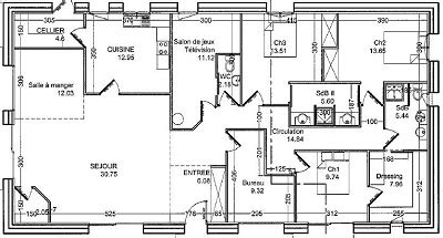 Feng shui plan de maison