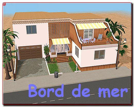 Plan maison bord de plage