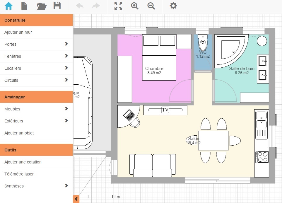 Plan de maison studio gratuit