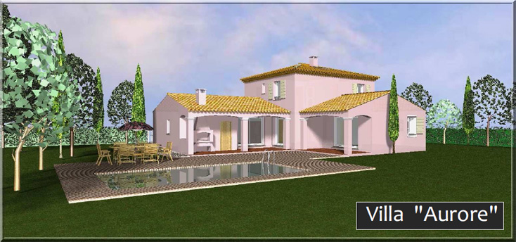 Plan de maison provencal