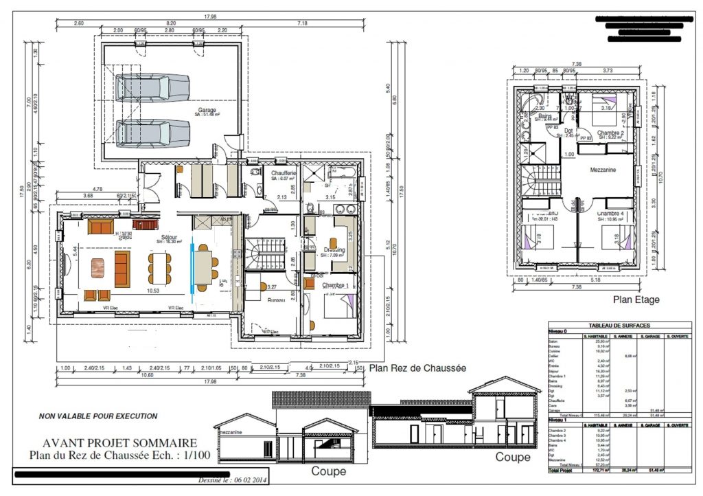 Plan 3d de maison moderne - Idées de travaux