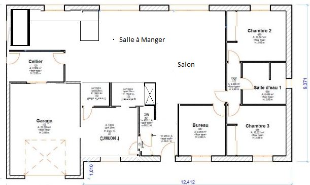 Idee de plan de maison plain pied