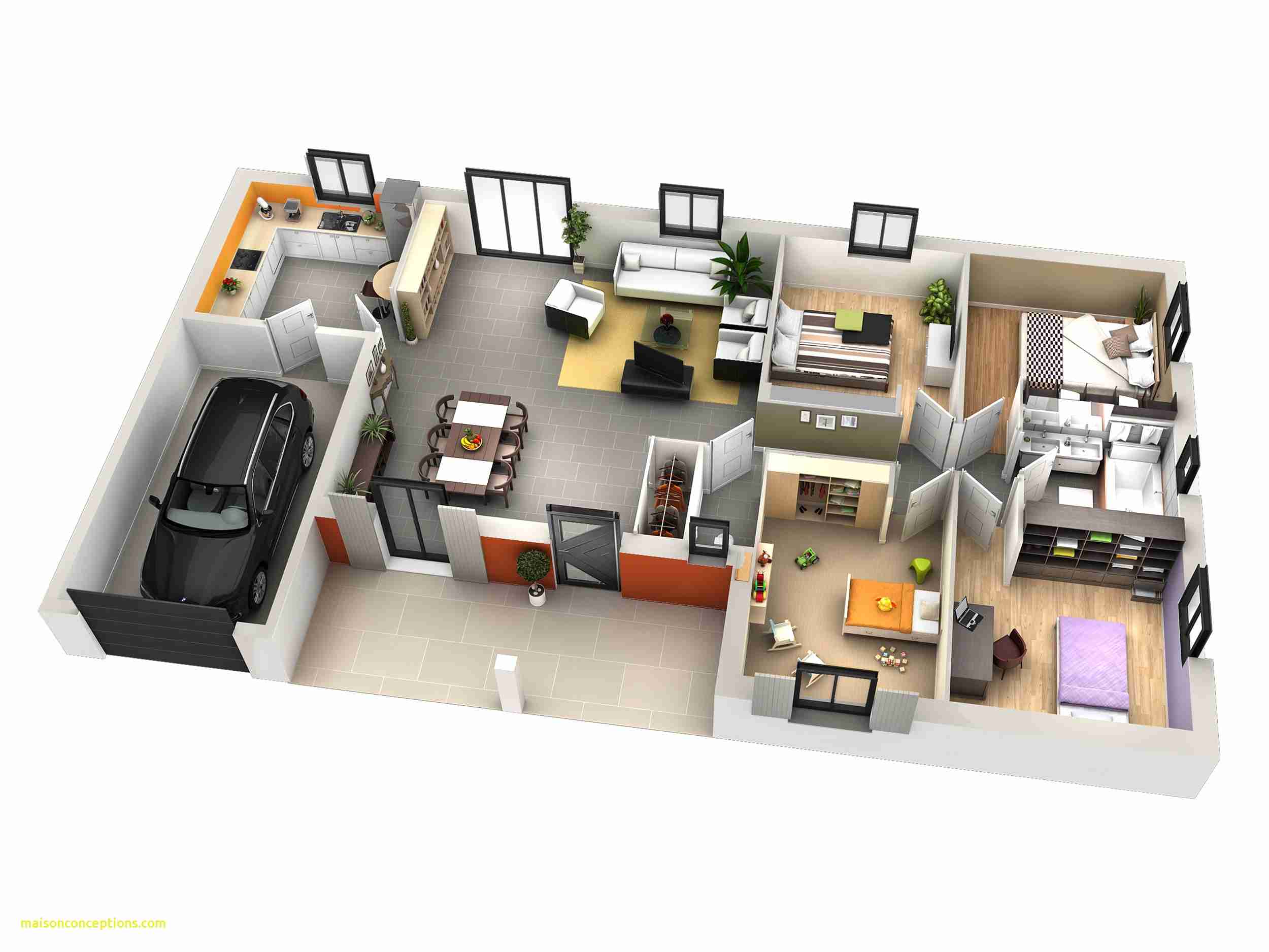 Plan de interieur maison