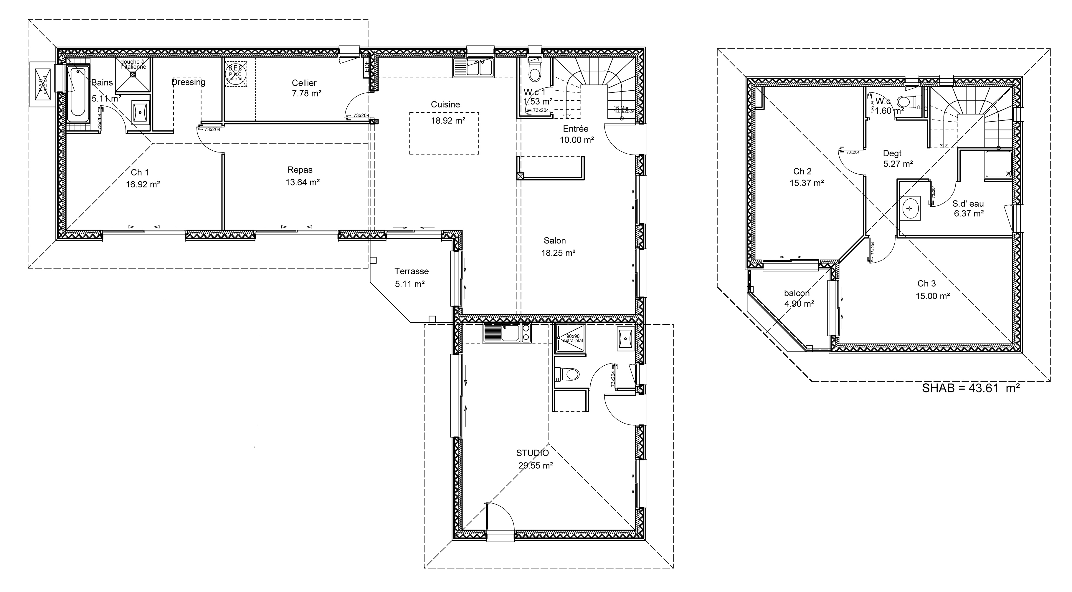 Plan de maison sur mesure