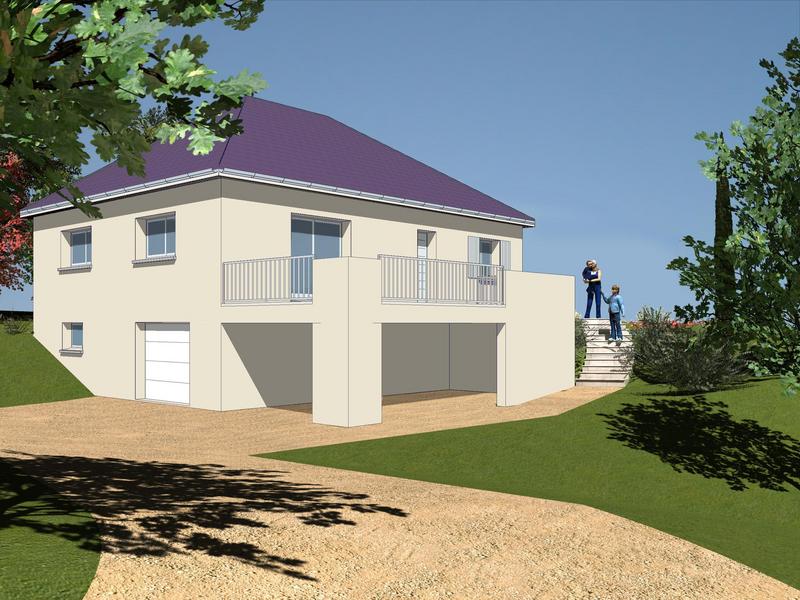Plan de maison avec sous-sol aménagé