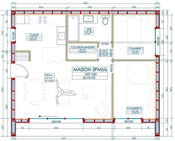 Plan maison à moins de 100 000 euros