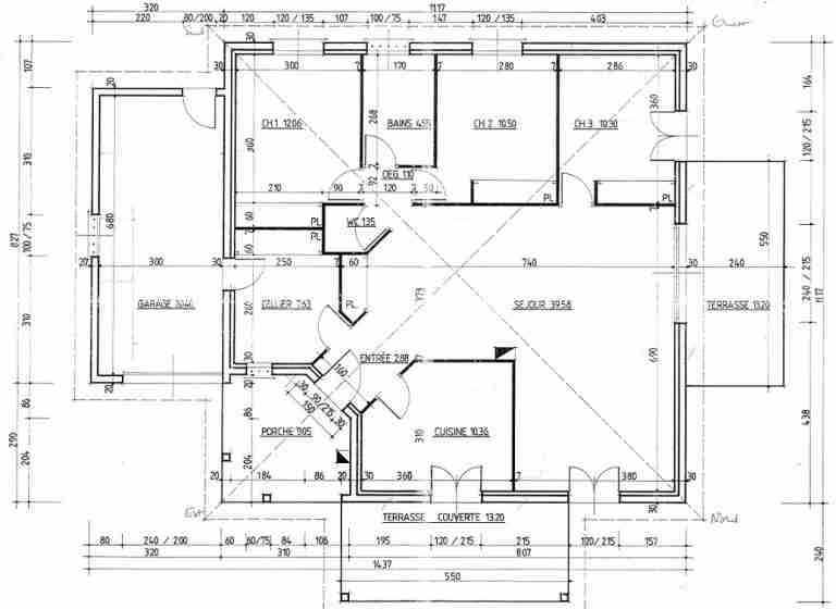 Plan d'intérieur de maison