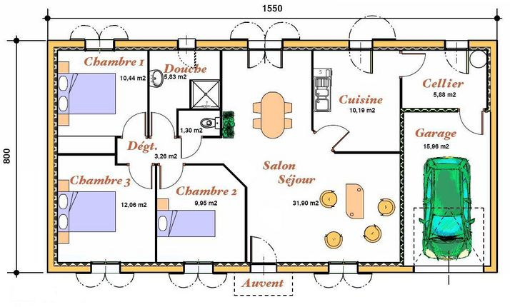 Création d'un plan de maison