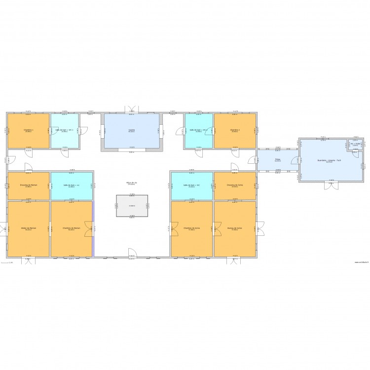 Maison de maître plan