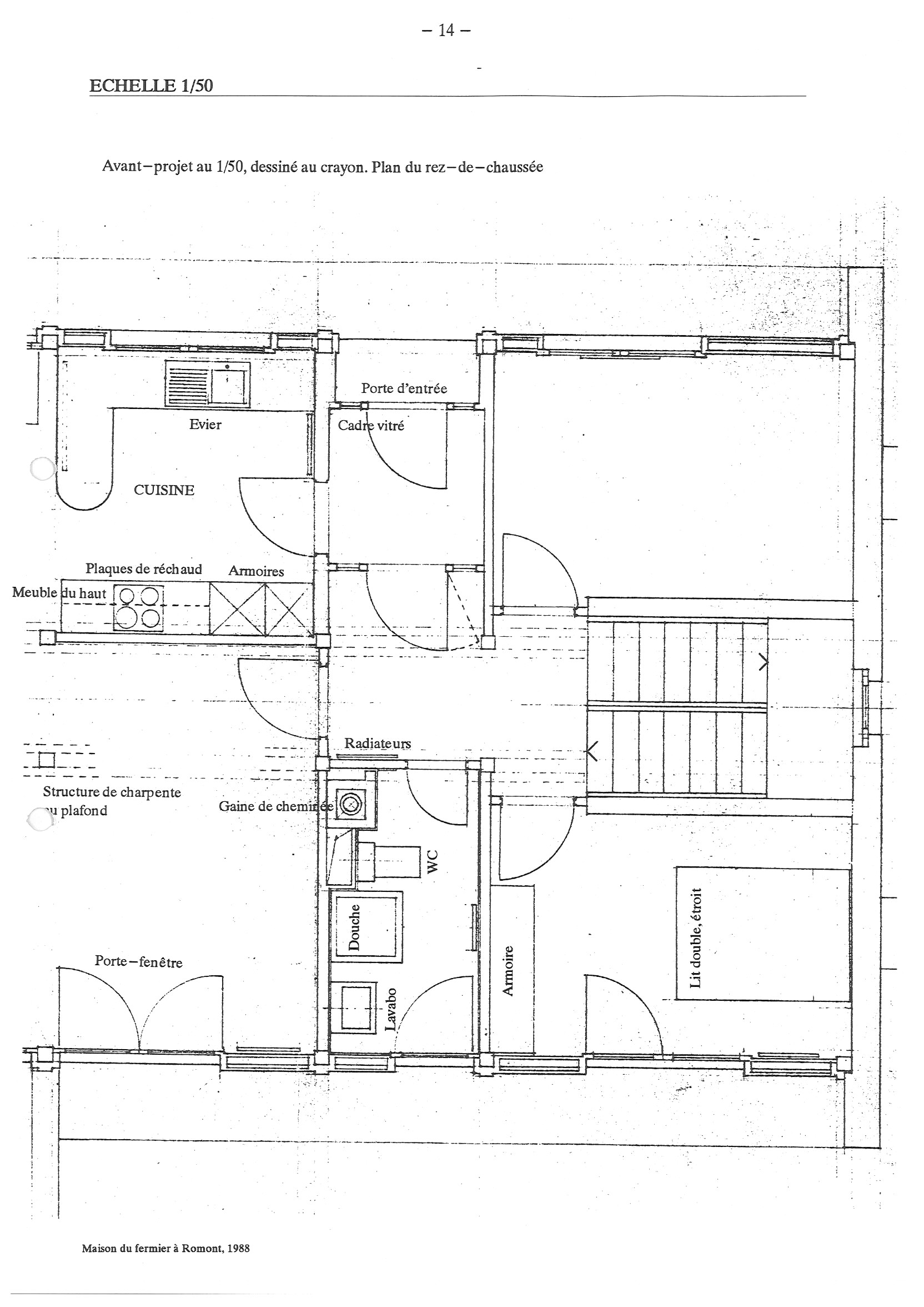 Plan de structure de maison