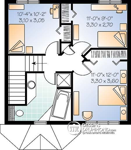 Clipart plan de maison