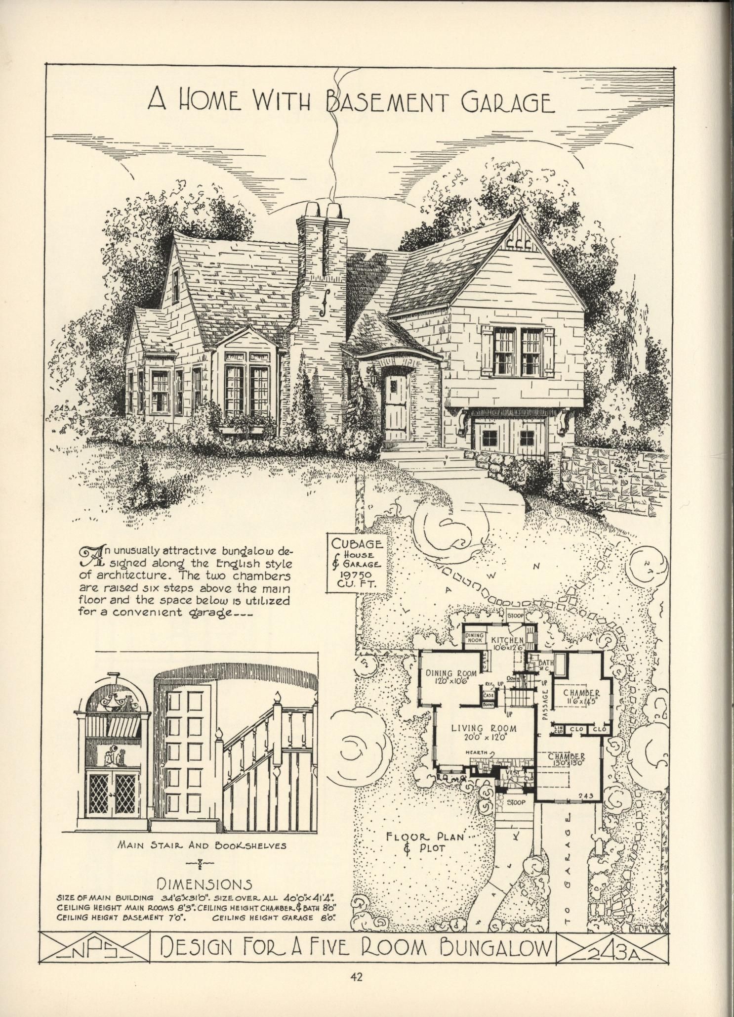 Plan de maison style anglaise