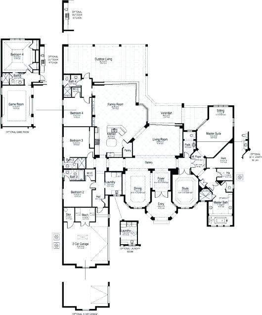 Plan de villa de luxe gratuit