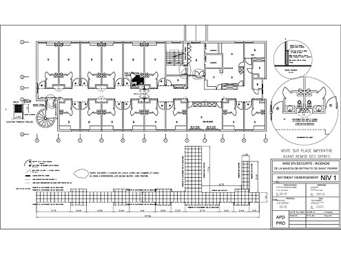 Plan maison de retraite