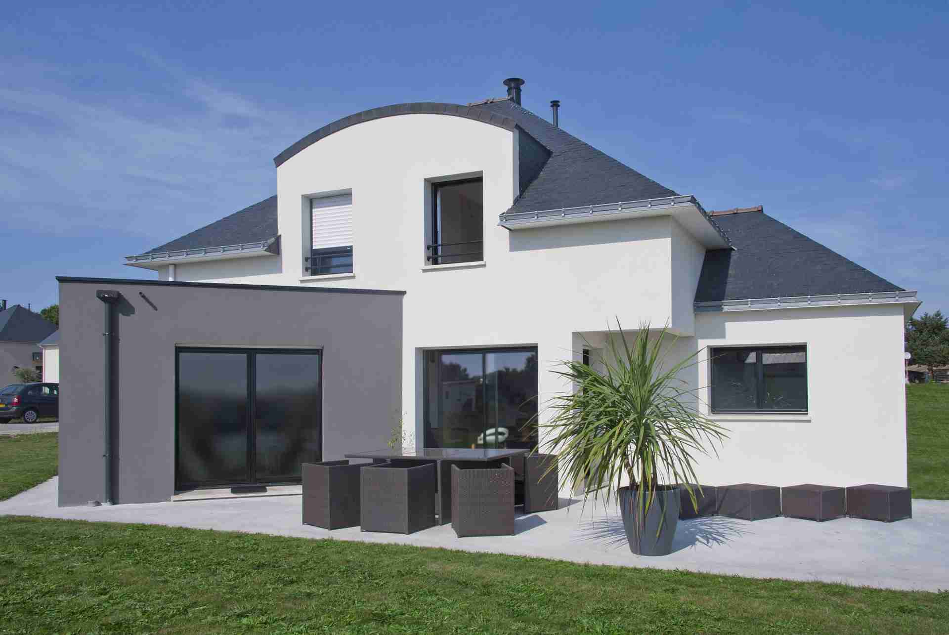 Maison et plan de construction