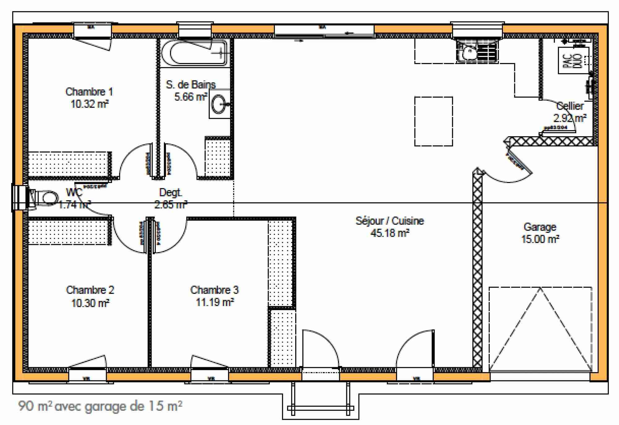 Le plan de maison