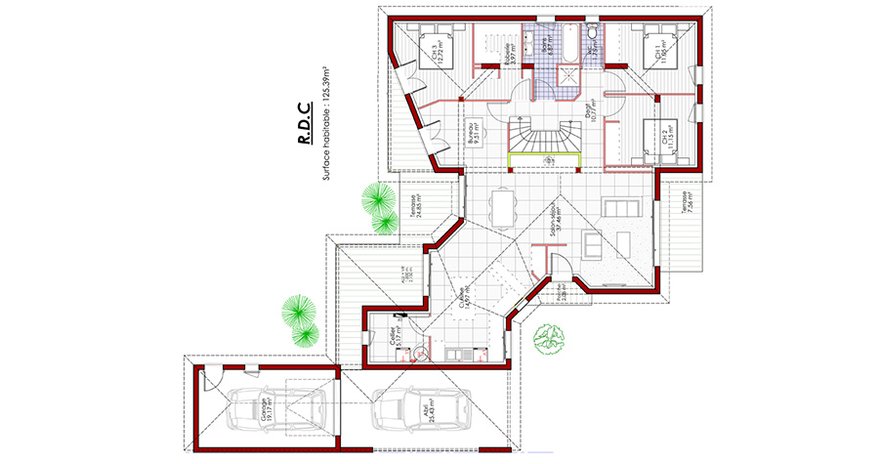 Plan de maison originale gratuit
