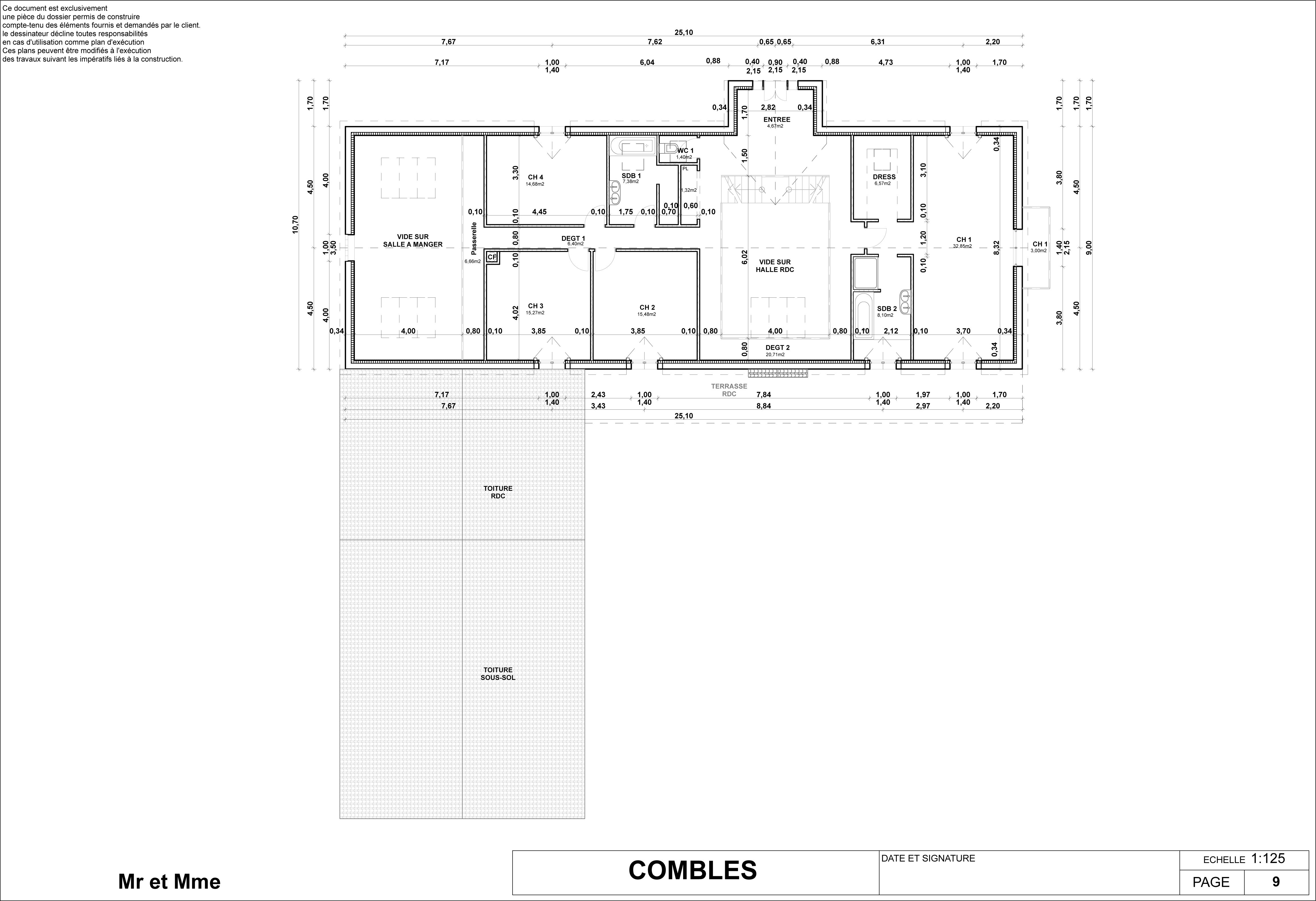 Plan de maison connue
