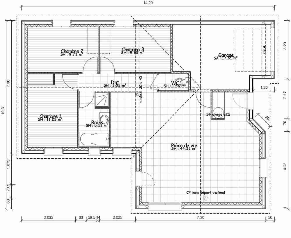 Plan de maison 2018