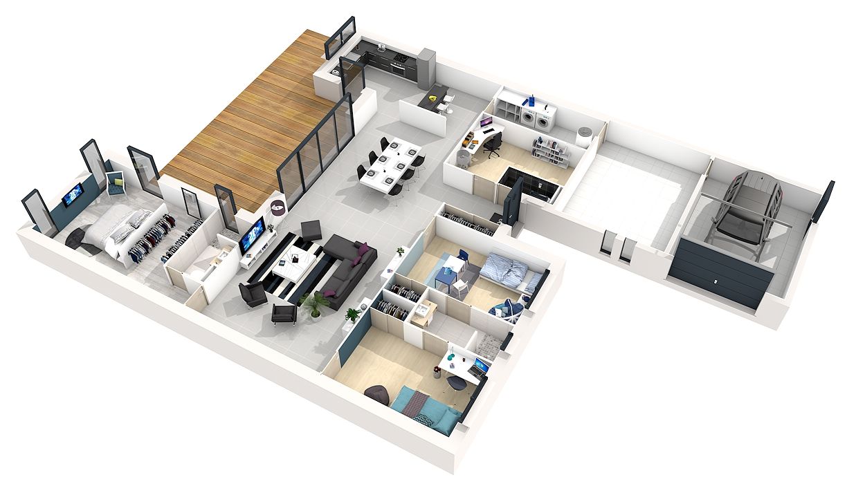 Plan pour construire une maquette de maison
