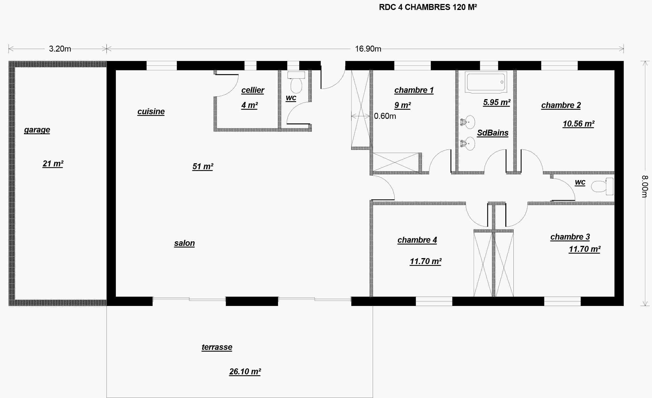 Comment faire un plan de maison plain pied - Idées de travaux