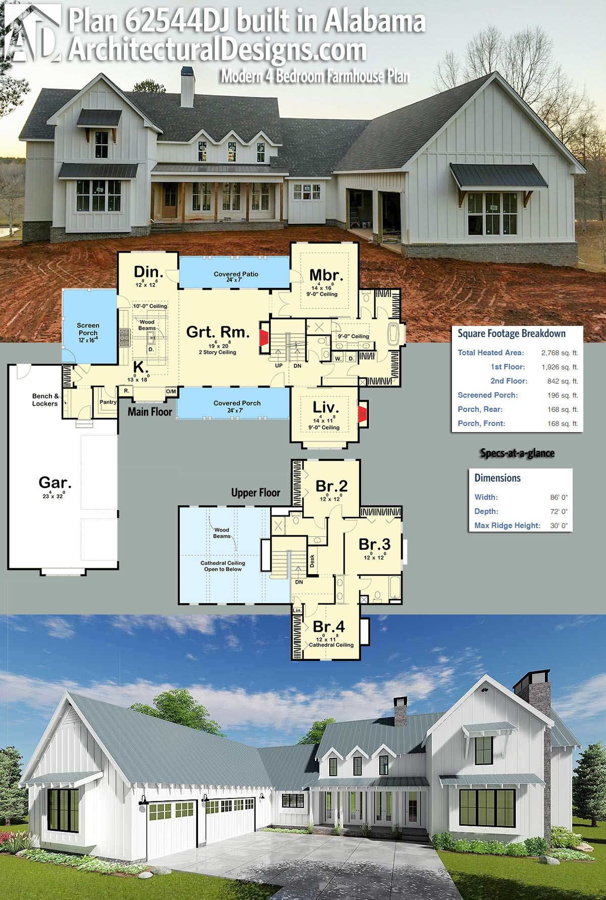 Maison de ferme plan