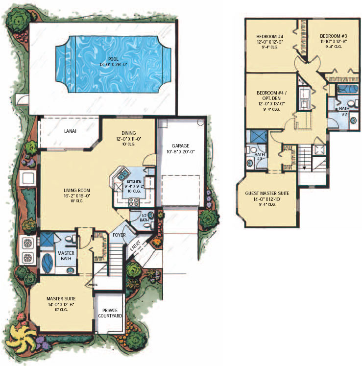 Plan d une maison de reve