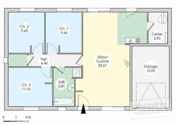 Comment faire un plan de maison sur powerpoint - Idées de travaux