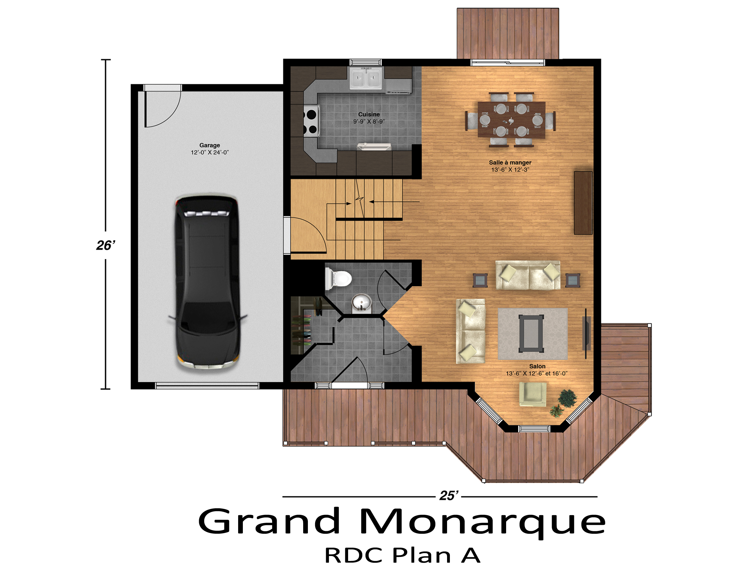 Plan de maison bonneville