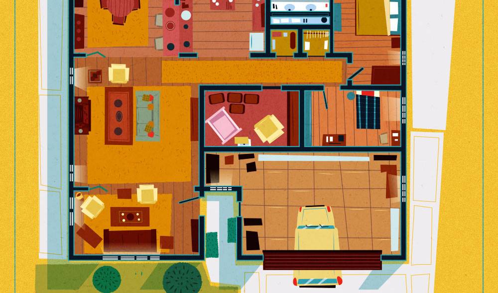 Plan de la maison de buffy