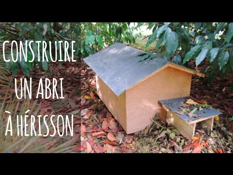 Plan de maison pour herisson