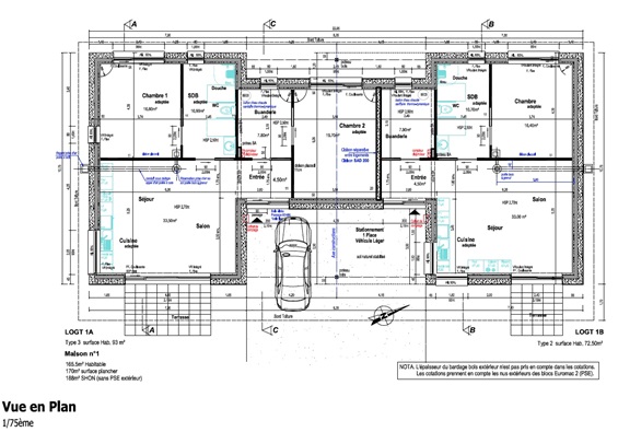 Plan maison de location