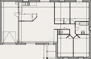 Plan de maison sur terrain de 350m2