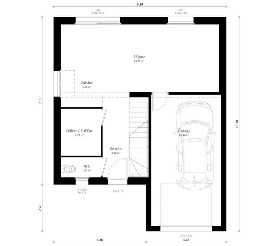 Plan de maison 5ème