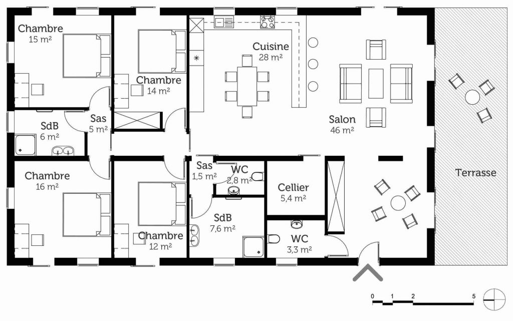 Plan De Maison Gratuit 4 Chambres Pdf