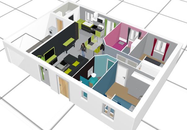 Plan de maison 3d