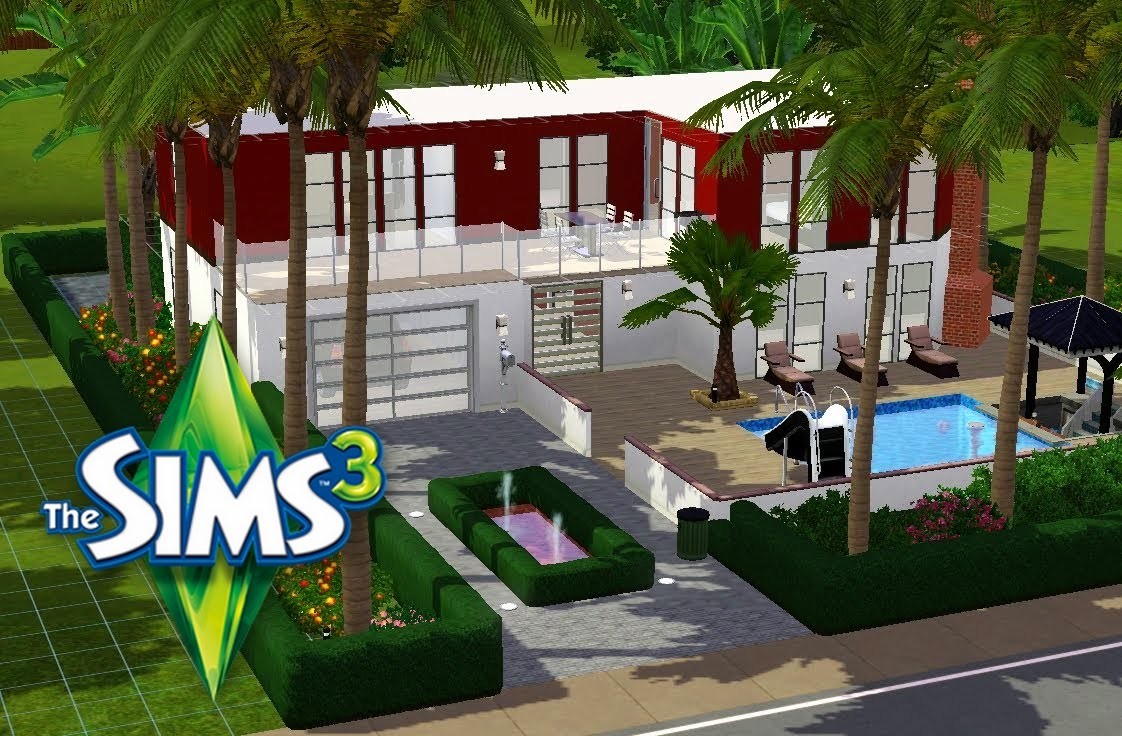 Les sims 4 maison de luxe plan