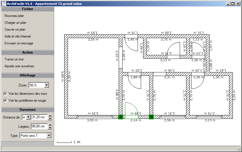 Plan pour modification de maison