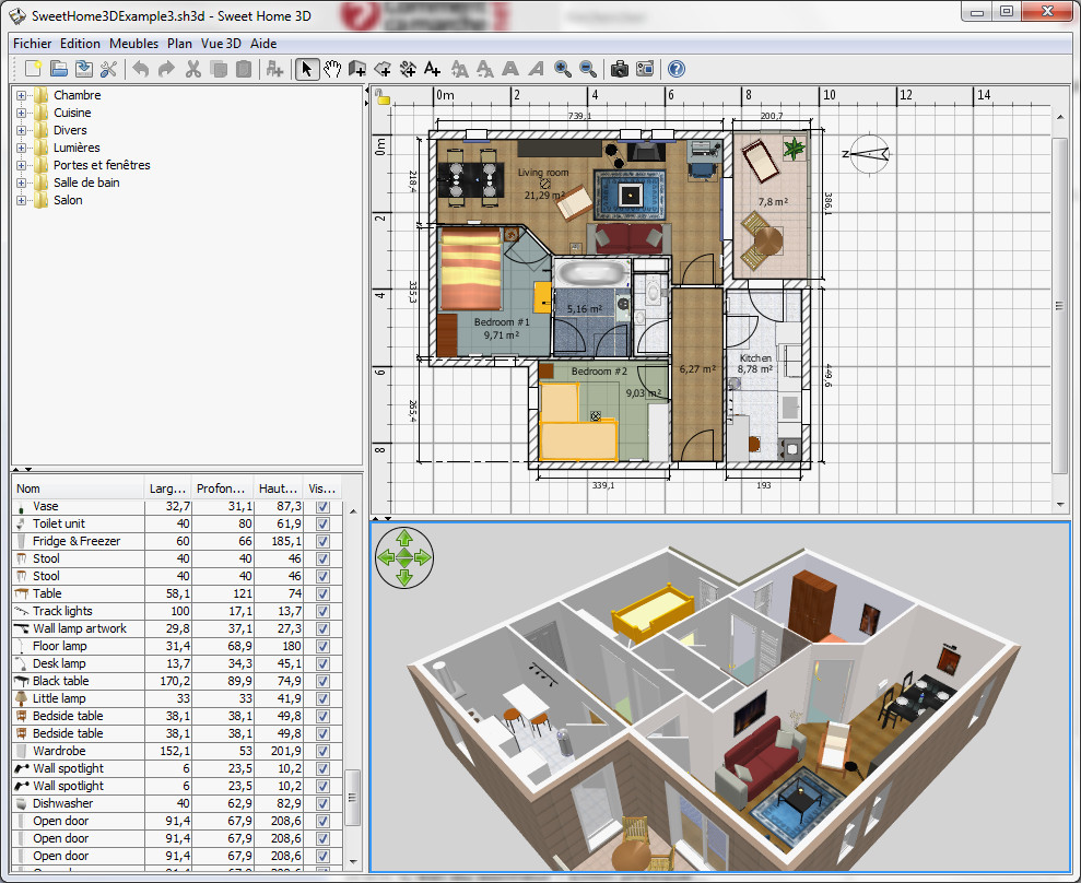 Logiciel plan de maison 3 d