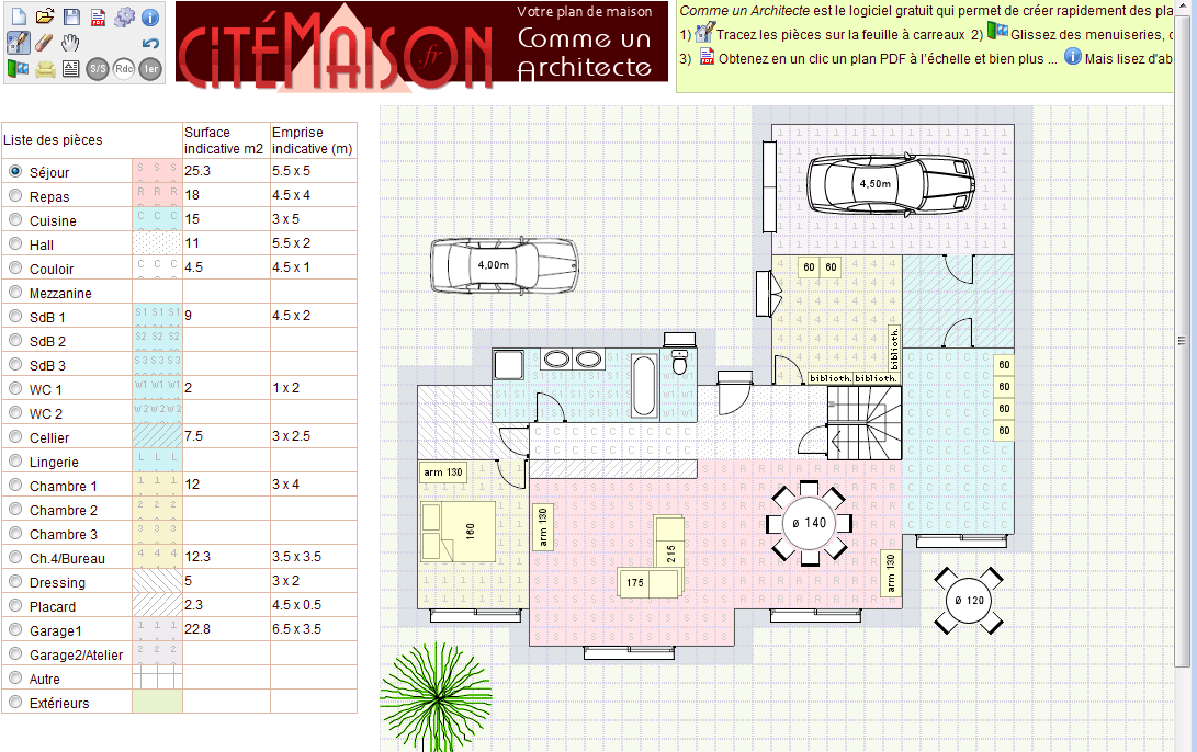 Logicielle plan de maison