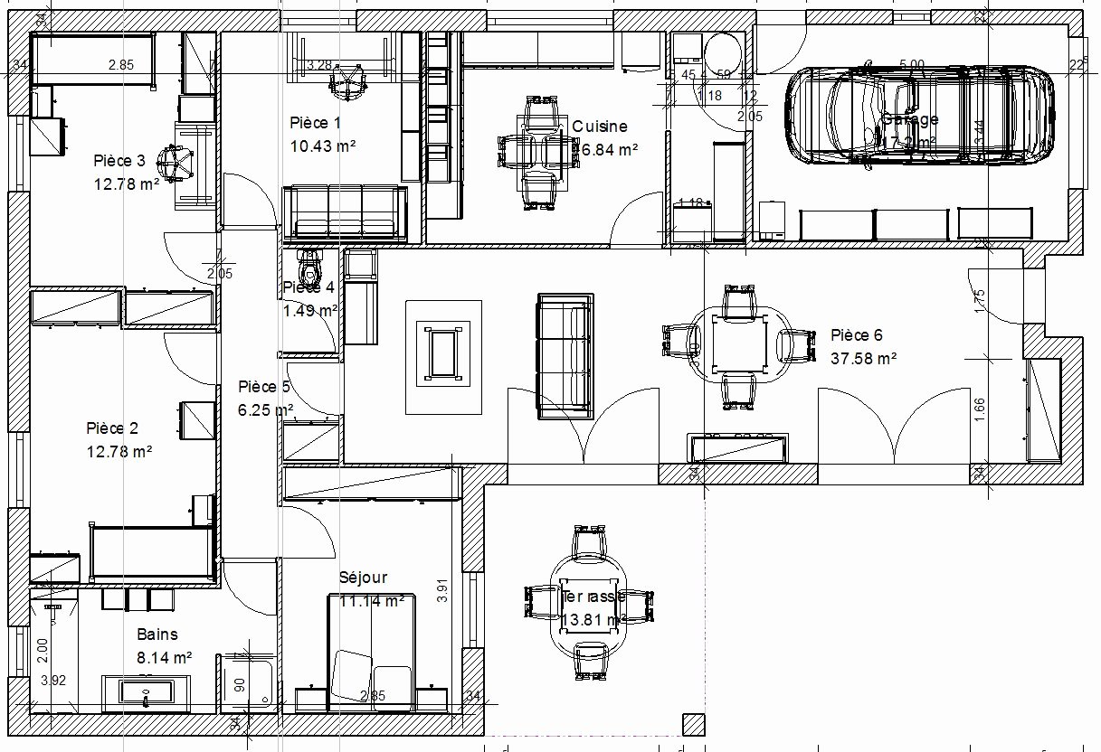 Plan de escalier maison