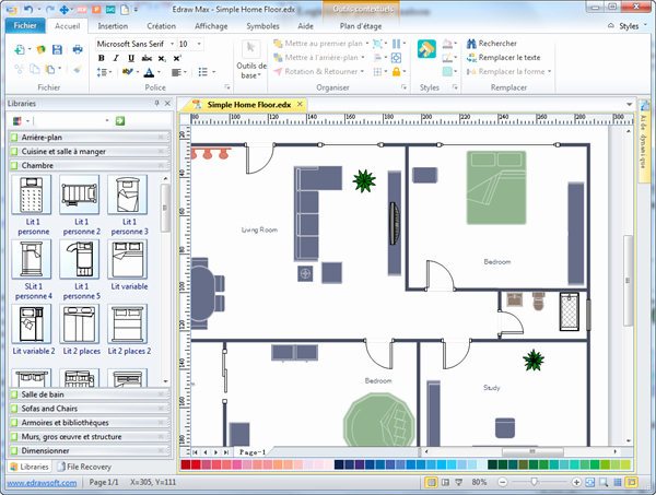 Logiciel pour realiser plan de maison