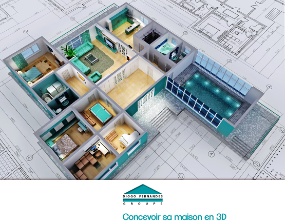 Plan maison de reve 3d