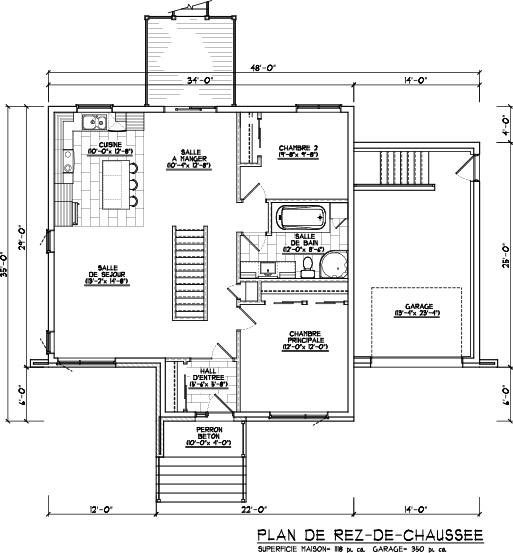 Plan de division de maison
