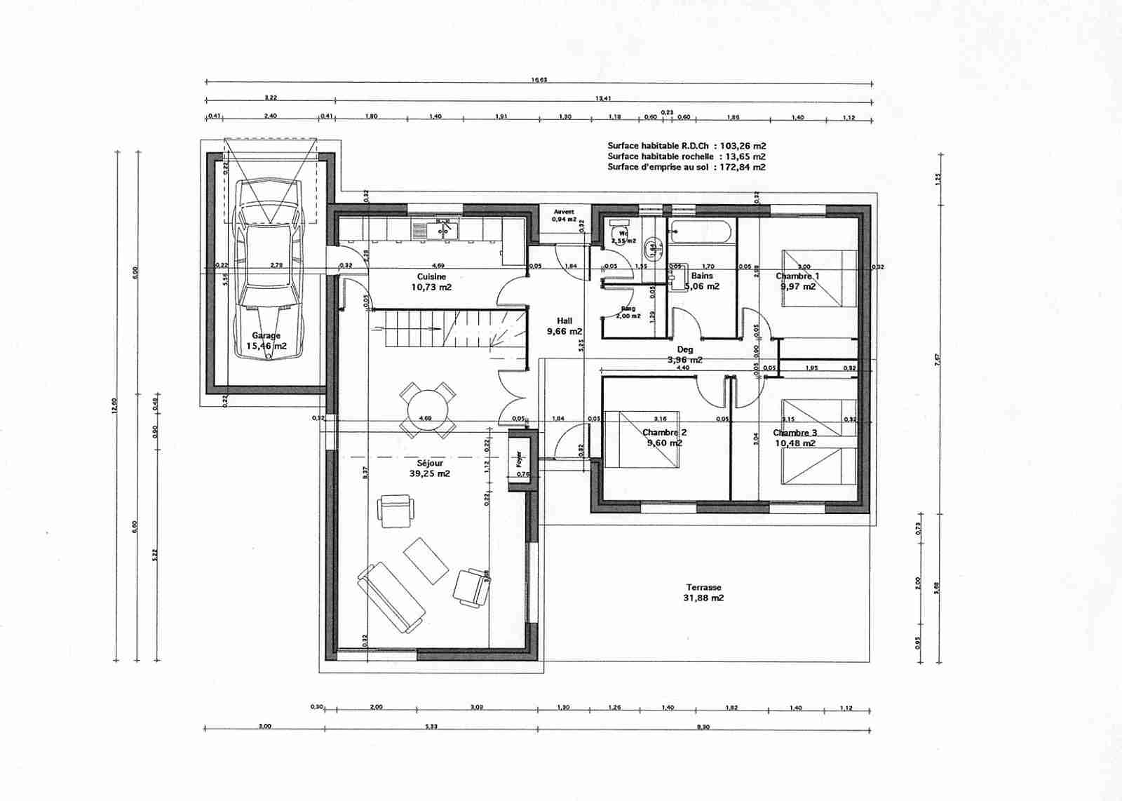 Plan maison plain pied logiciel