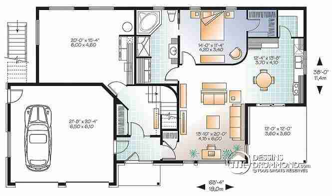 Plan de maison gratuit duplex