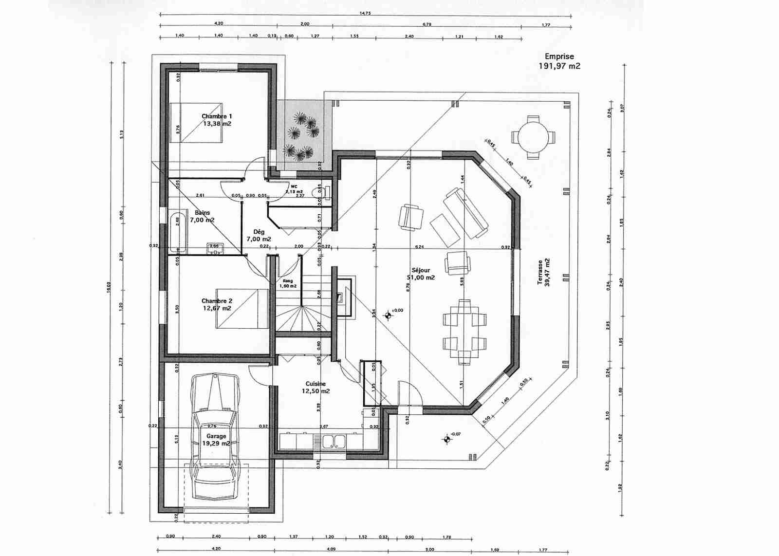 Plan de maison gratuit tunisie